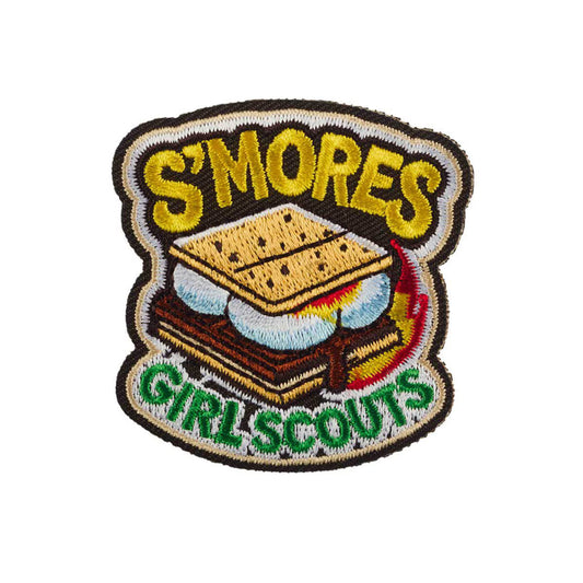 Girl Scout S'mores Iron-On Patch
