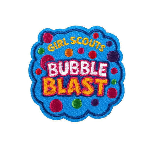 Girl Scouts Bubble Blast Iron-On Patch - 59034