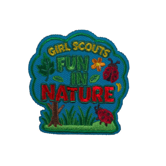 Girl Scouts Fun In Nature Iron-On Patch - 59035