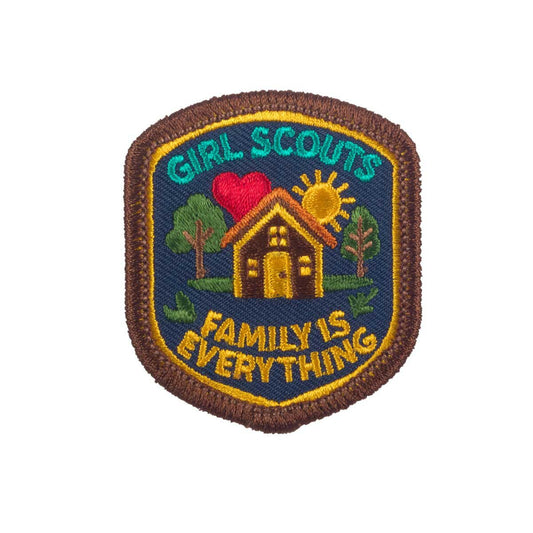 Girl Scouts Family is Everything Iron-On Patch - Basics Clothing Store