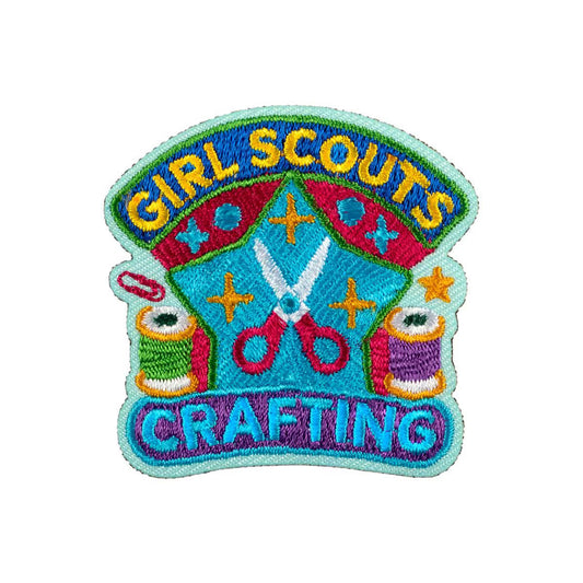 Girl Scouts Crafting Iron-On Patch - 59041