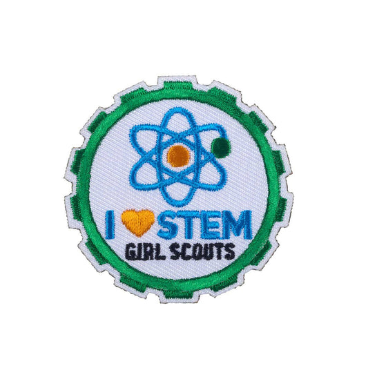 I Heart Stem Iron-On Patch - Basics Clothing Store