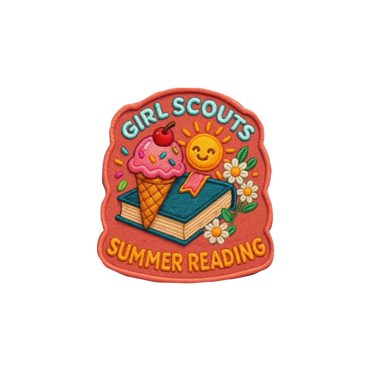 Summer Reading Iron-On Patch - Basics Clothing Store
