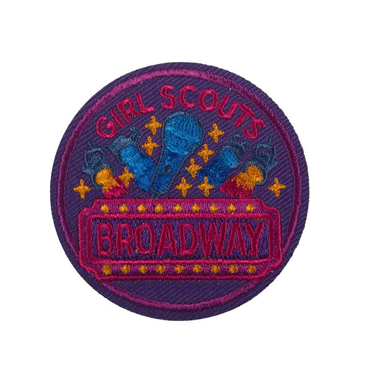 Girl Scouts Broadway Iron-On Patch - 59075