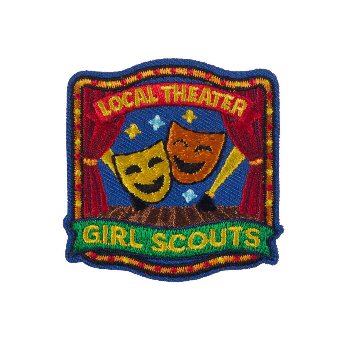 Girl Scouts Local Theater Iron-On Patch - 59079