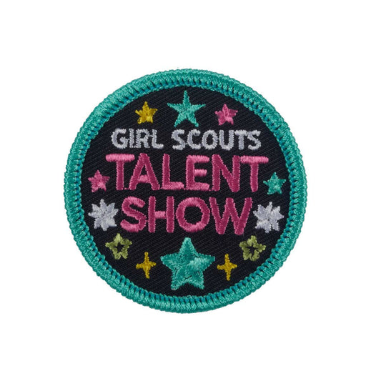 Girl Scouts Talent Show Iron-On Patch - 59081
