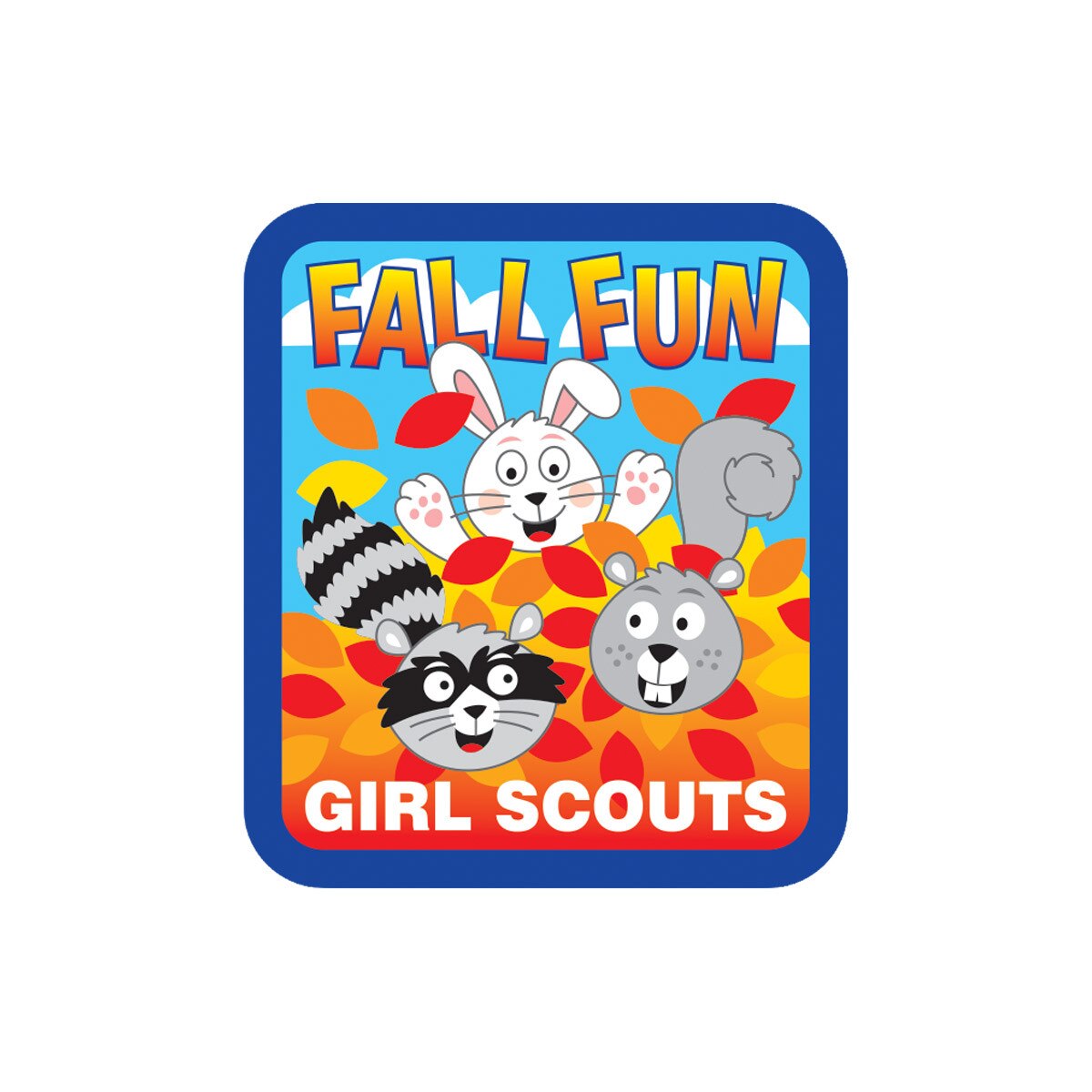 Girl Scouts Fall Fun Animals Sew-On Patch - 59092