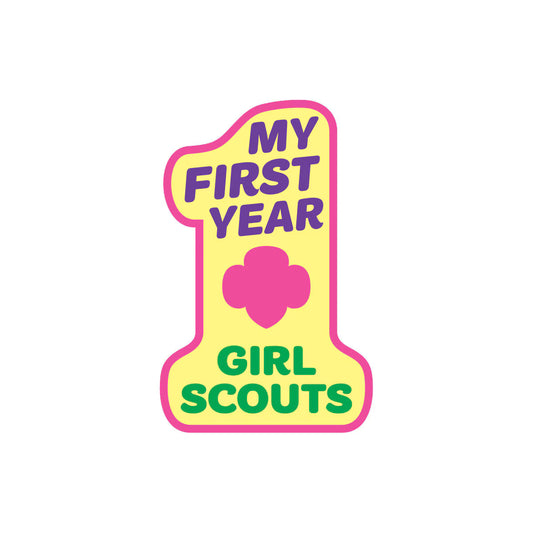 Girl Scouts My First Year Iron-On Patch - 59100