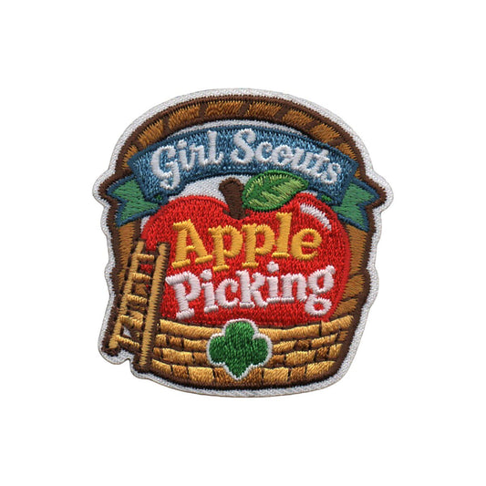 Girl Scouts Apple Picking Iron-On Patch - 59120