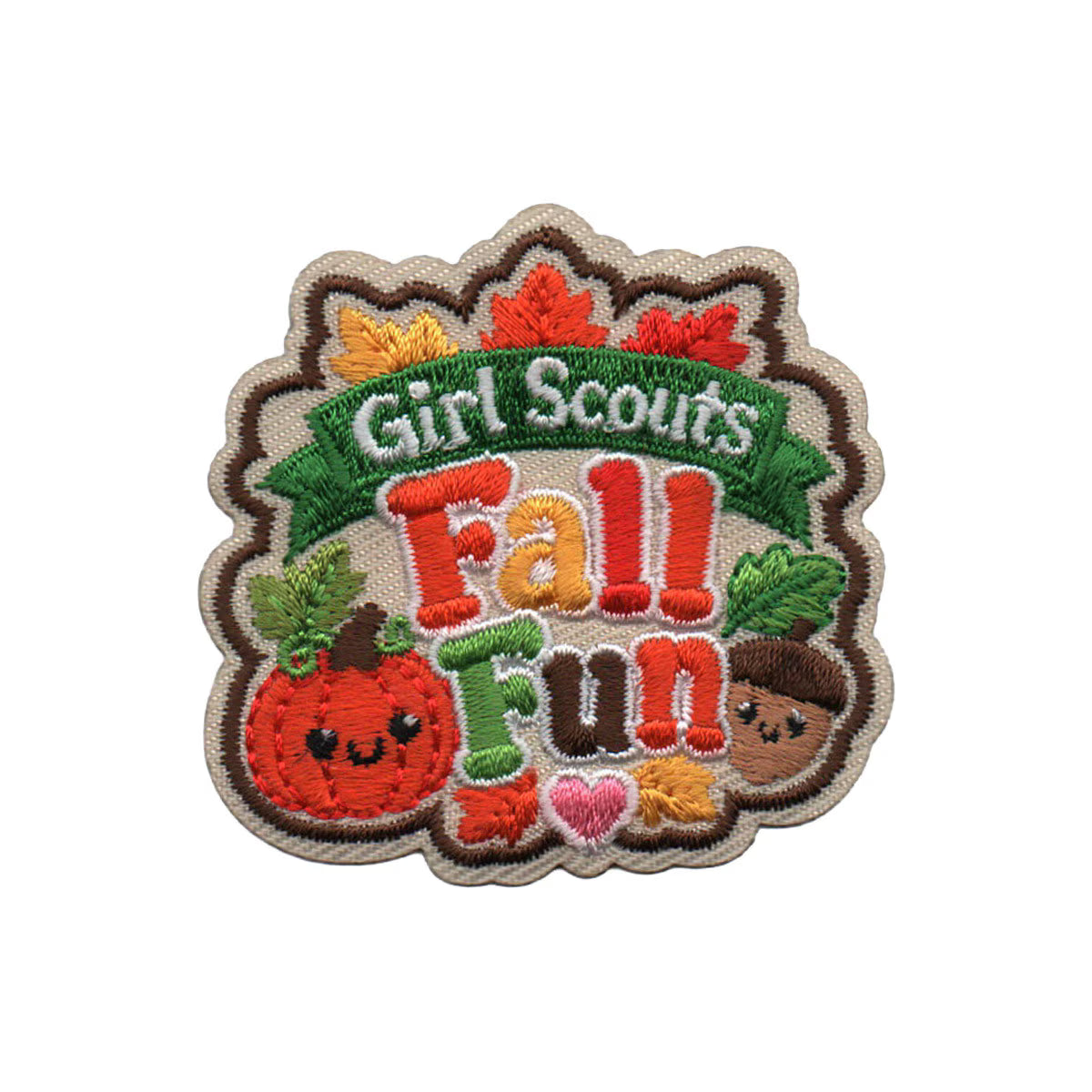 Girl Scout Fall Fun Iron-On Patch - 59130