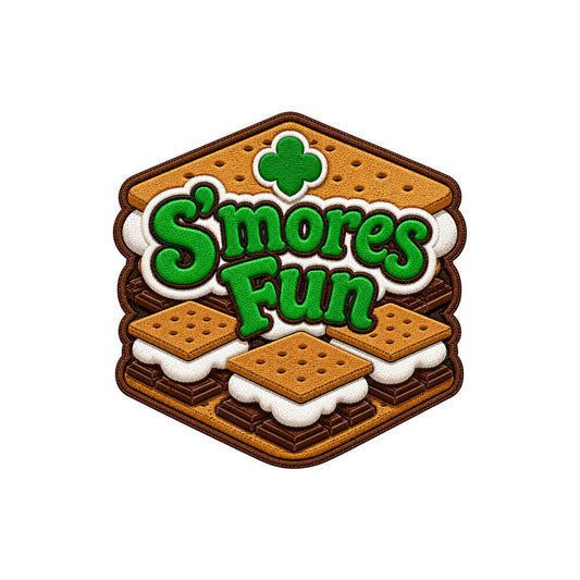 Girl Scouts S'mores Fun Iron-On Patch - 59136