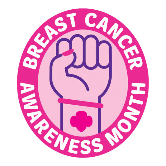 Girl Scouts Breast Care Awareness Iron-On Patch - 59138