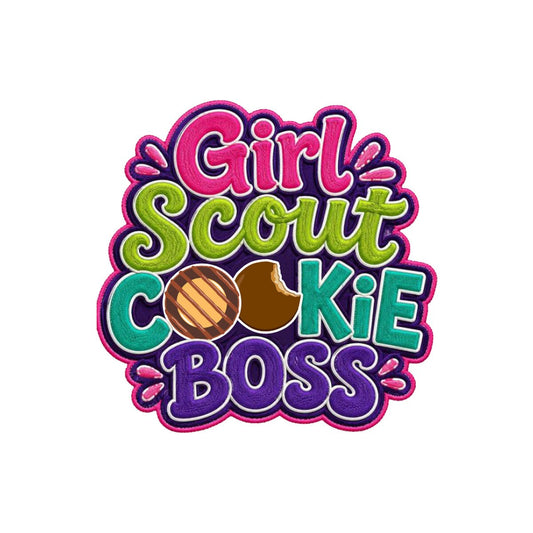Girl Scouts Girl Scout Cookie Boss Iron-On Patch  - 59193