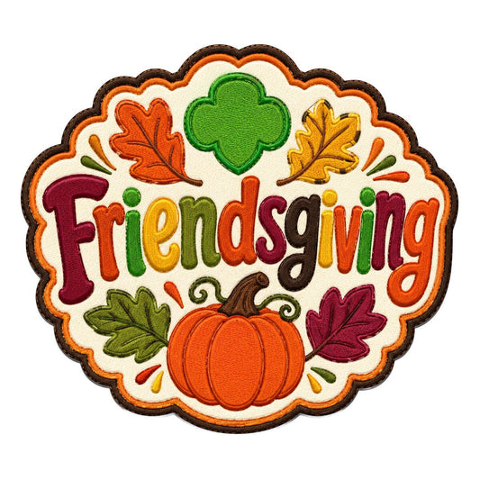 Girl Scouts Friendsgiving Iron-On Patch - 59212