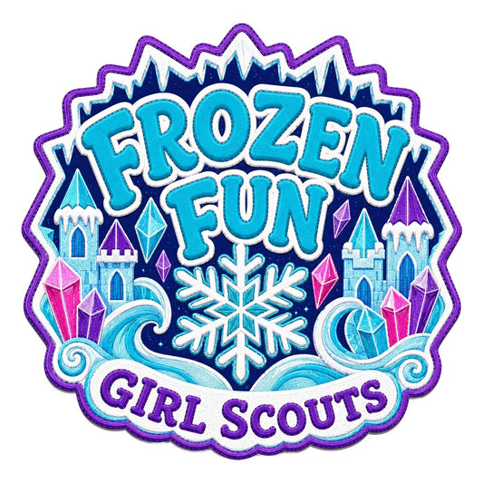 Girl Scouts Frozen Fun Iron-On Patch - 59213