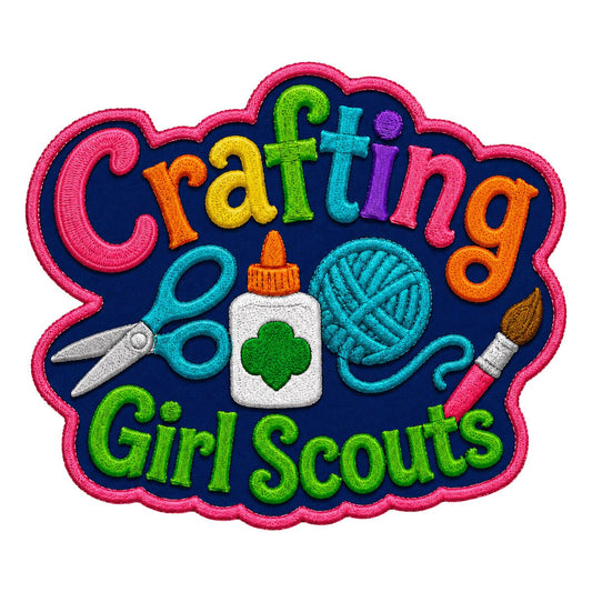 Girl Scouts Crafting Iron-On Patch - 59223