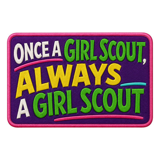 Girl Scouts Once a Girl Scout Iron-On Patch - 59250