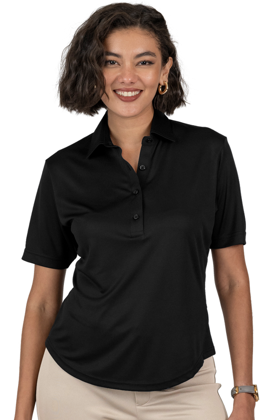 Blue Generation Ladies Bonded Collar Dress Polo-BG6007