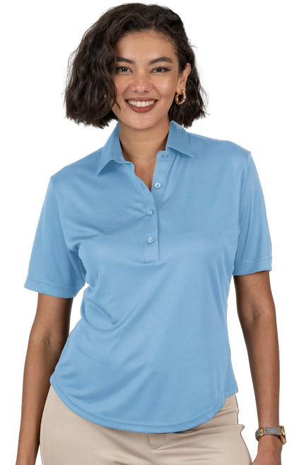 Blue Generation Ladies Bonded Collar Dress Polo-BG6007