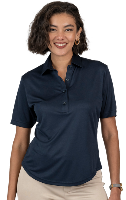 Blue Generation Ladies Bonded Collar Dress Polo-BG6007