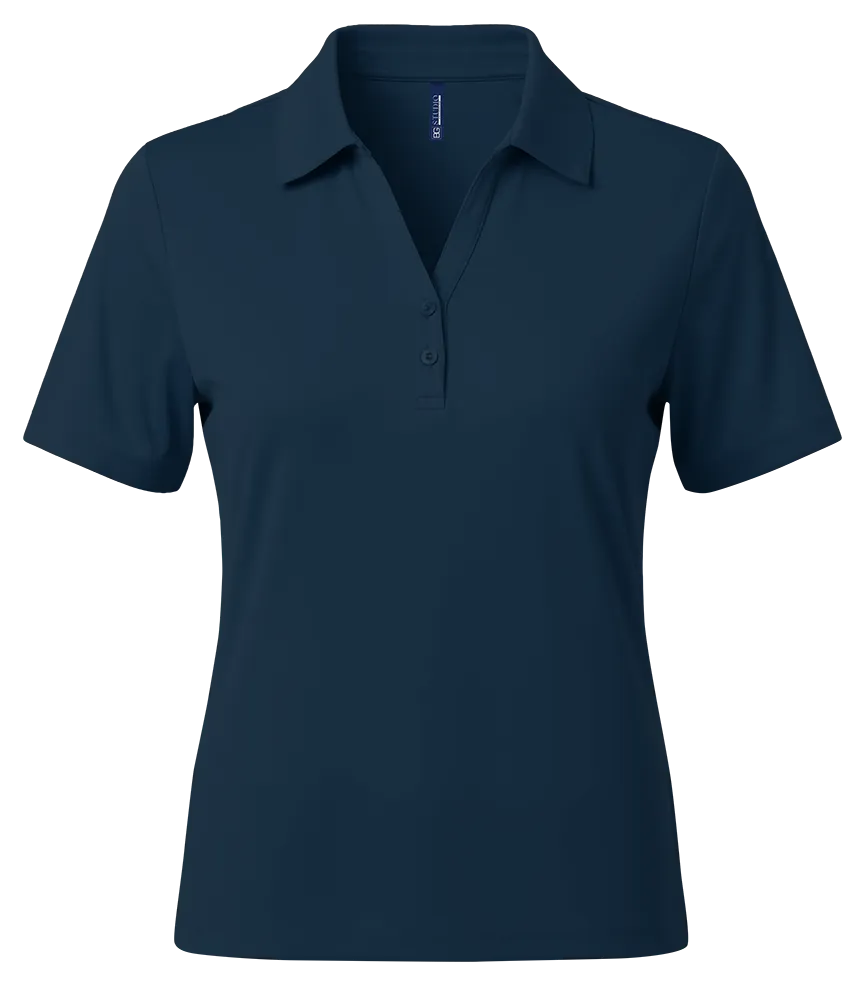 Blue Generation Ladies Recycled Knit Polo-BG6008