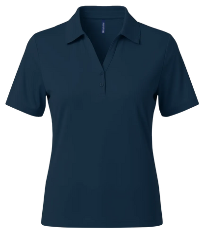 Blue Generation Ladies Recycled Knit Polo-BG6008