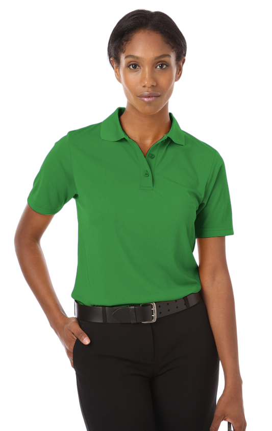 Blue Generation Ladies' IL-50 Pocketless Polo-BG6051 -Kelly