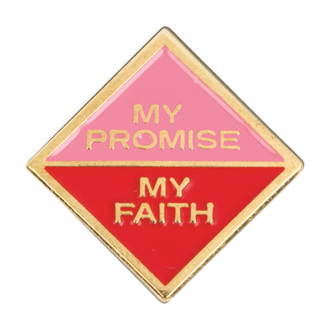 Girl Scouts Cadette My Promise, My Faith Pin - Year 1