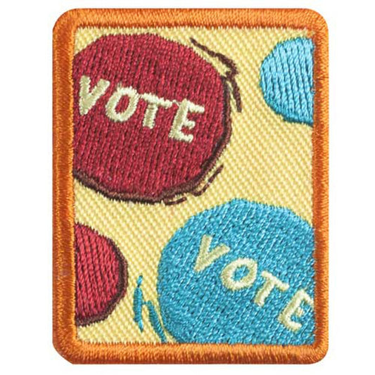 Girl Scouts Senior Behind The Ballot Badge