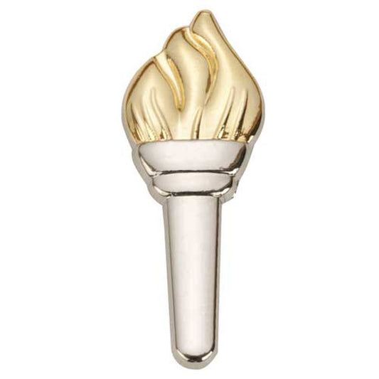 Senior Torch Award Pin (Silver & Gold)