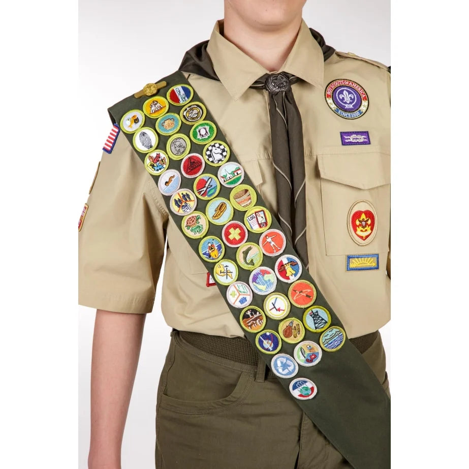 Scout Uniform Patch Sewing
