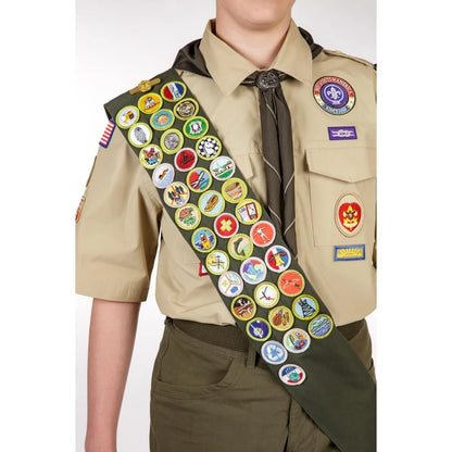 Scout Uniform Patch Sewing