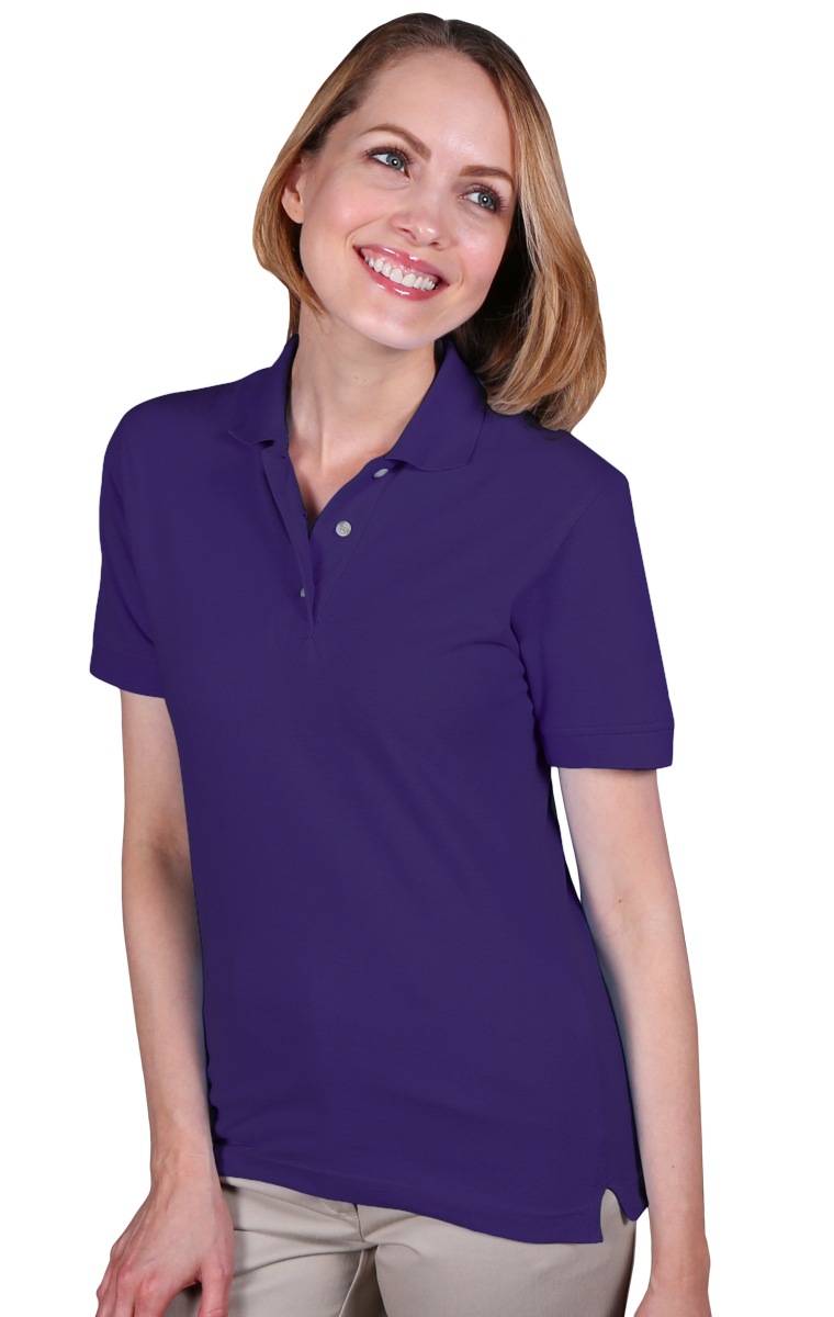 Blue Generation Women Teflon Pique Polo