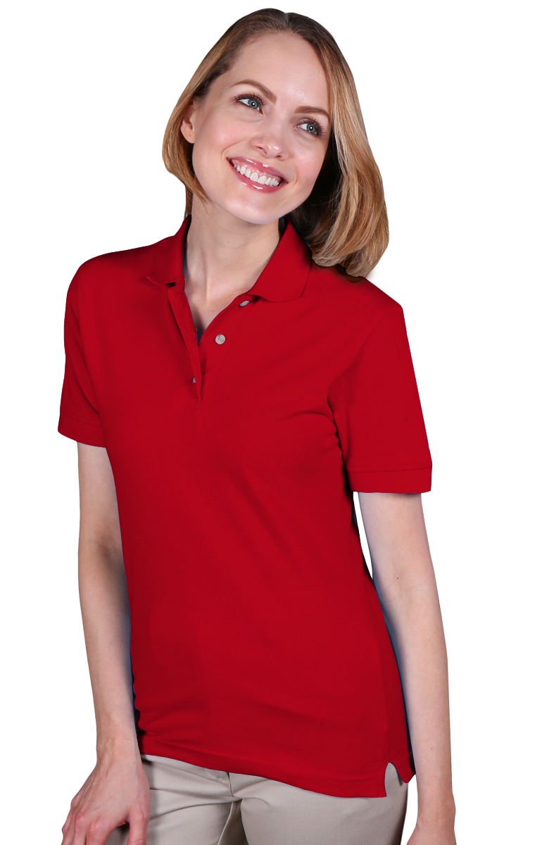 Blue Generation Women Teflon Pique Polo