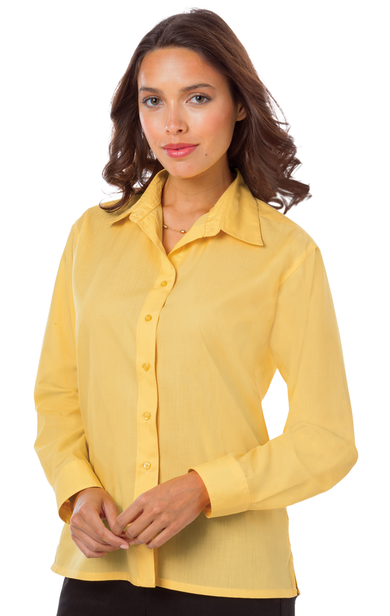 Blue Generation Women Value Poplin L/S Shirt