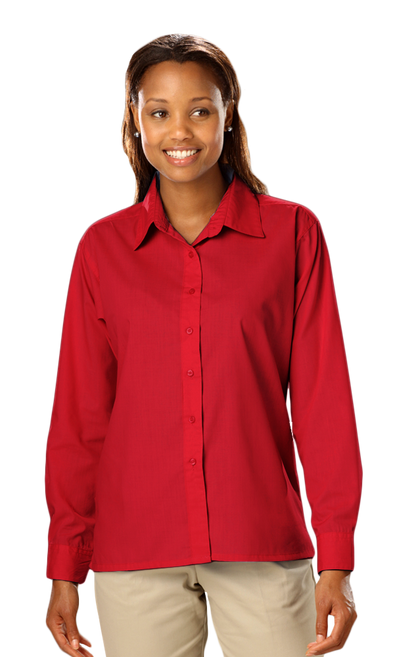 Blue Generation Women Value Poplin L/S Shirt