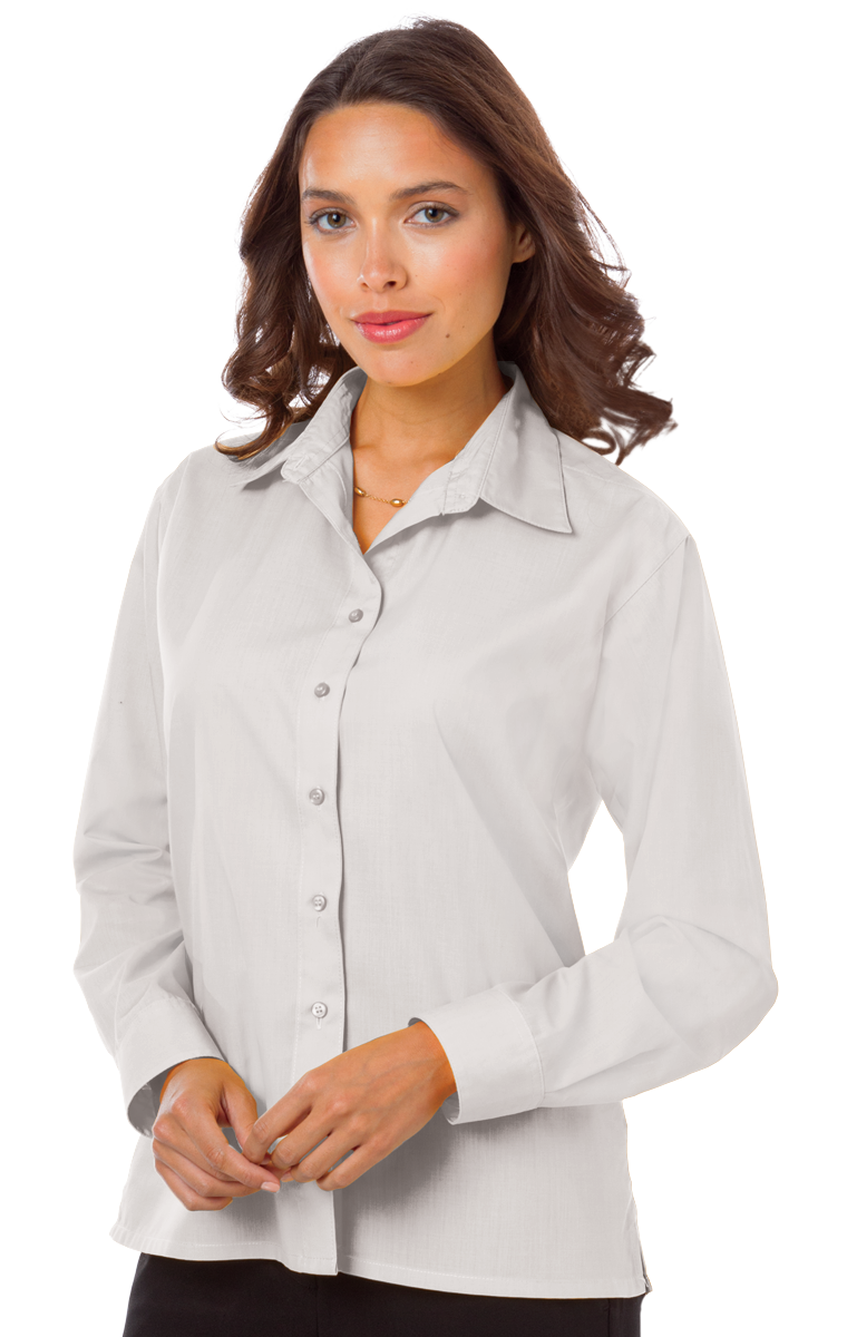 Blue Generation Women Value Poplin L/S Shirt