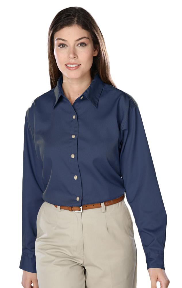 Blue Generation Women Teflon Twill L/S Shirt