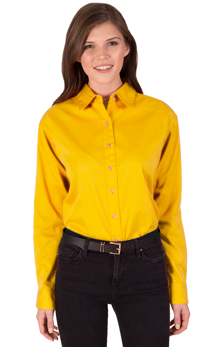 Blue Generation Women Teflon Twill L/S Shirt