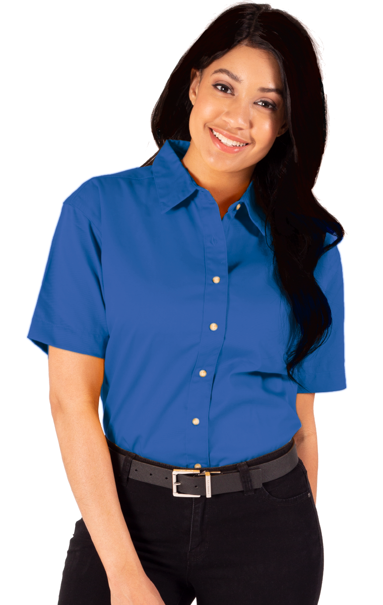 Blue Generation Women Teflon Twill S/S Shirt