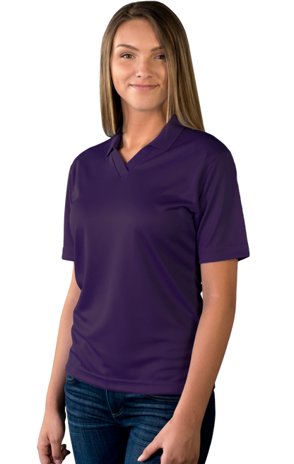 Blue Generation Ladies' Wicking V-Neck Polo-BG6219