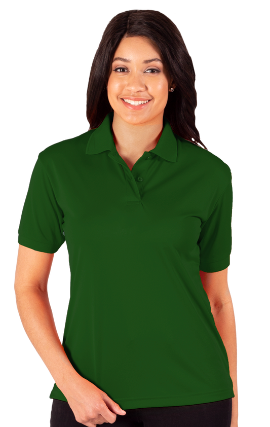Blue Generation Ladies' Snag Resistant Wicking Polo-BG6224 -Hunter