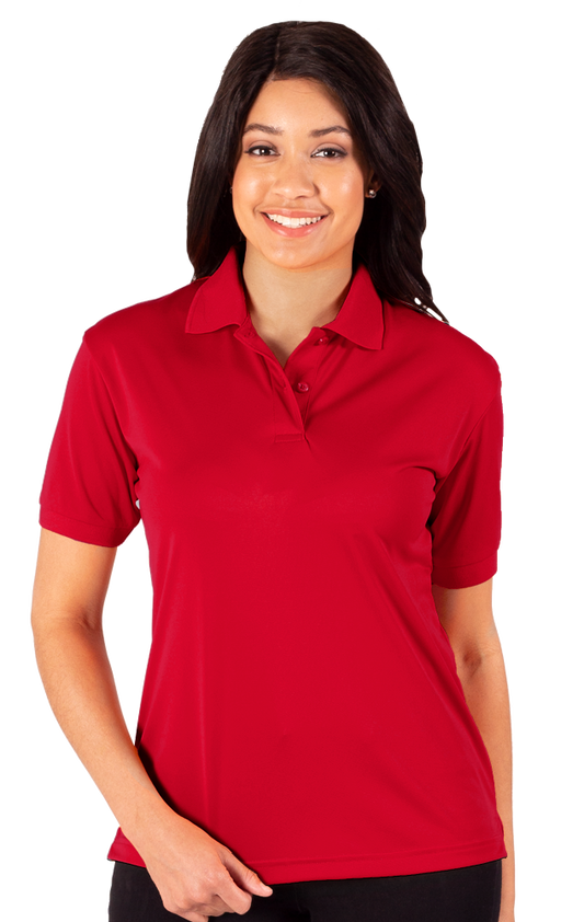 Blue Generation Women Snag Resistant Wicking S/S Polo