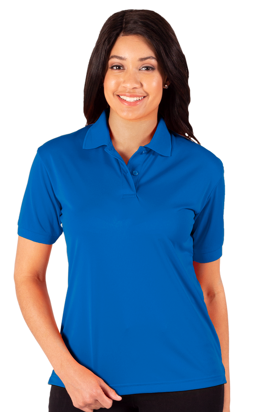 Blue Generation Ladies' Snag Resistant Wicking Polo-BG6224 -Turquoise