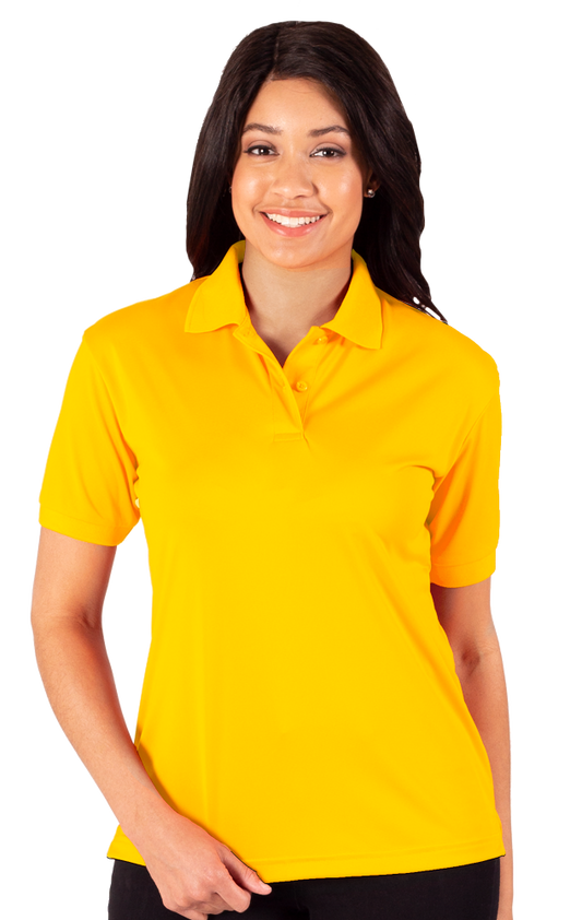 Blue Generation Ladies' Snag Resistant Wicking Polo-BG6224 -Yellow