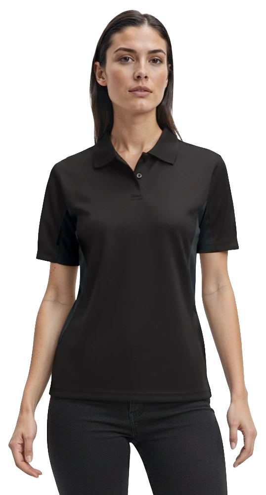 Blue Generation Ladies' Snag Resistant Colorblock Polo-BG6226