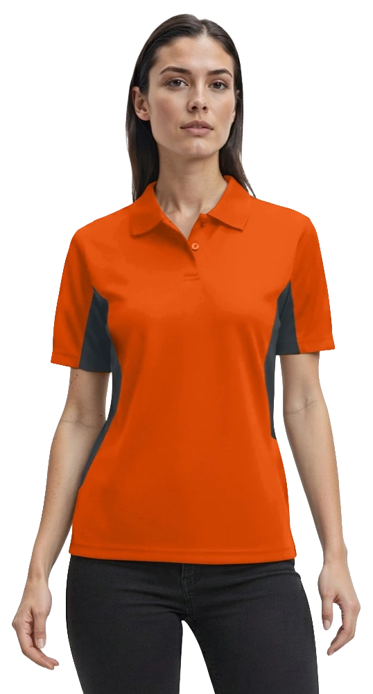 Blue Generation Ladies' Snag Resistant Colorblock Polo-BG6226