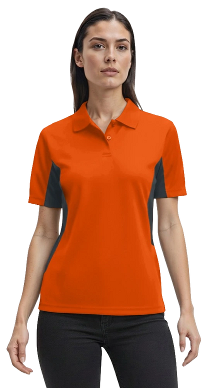 Blue Generation Ladies' Snag Resistant Colorblock Polo-BG6226