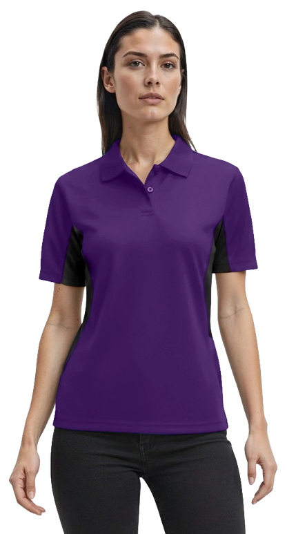 Blue Generation Ladies' Snag Resistant Colorblock Polo-BG6226