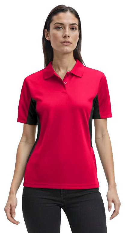 Blue Generation Ladies' Snag Resistant Colorblock Polo-BG6226